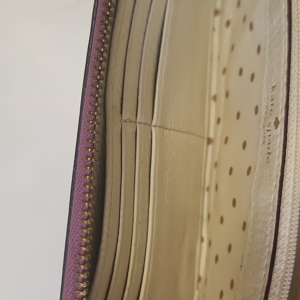 Kate Spade Purple pink Women's zip wallet - Picture 9 of 13